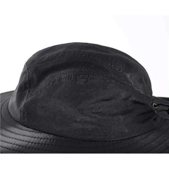 Mens UPF 50+ Sun Protection Cap Wide Brim Fishing Hat with Neck Flap Hiking - Picture 5 of 7